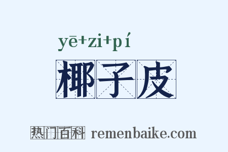 椰子皮是什么意思的图片